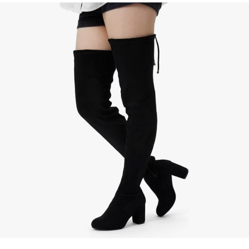 Vepose Women's Black Suede Shoes